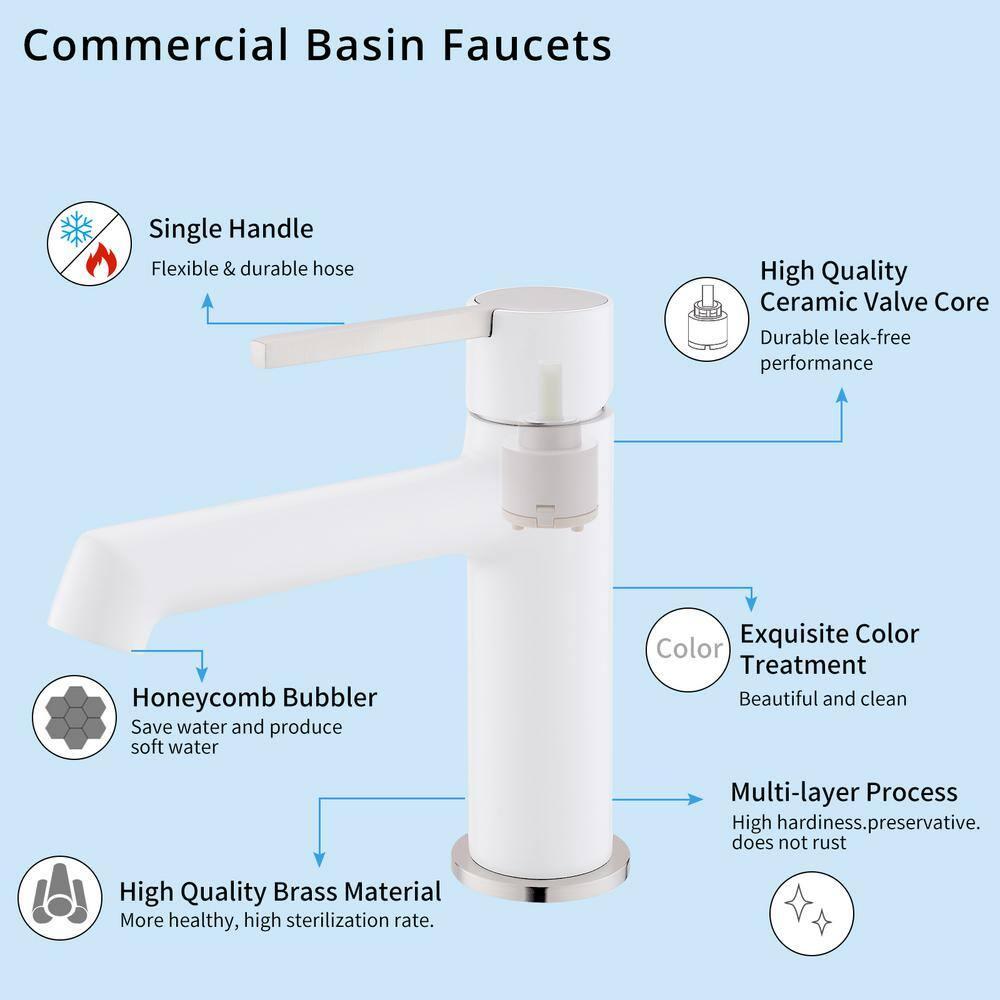 Single-Hole Single-handle Bathroom Faucet
