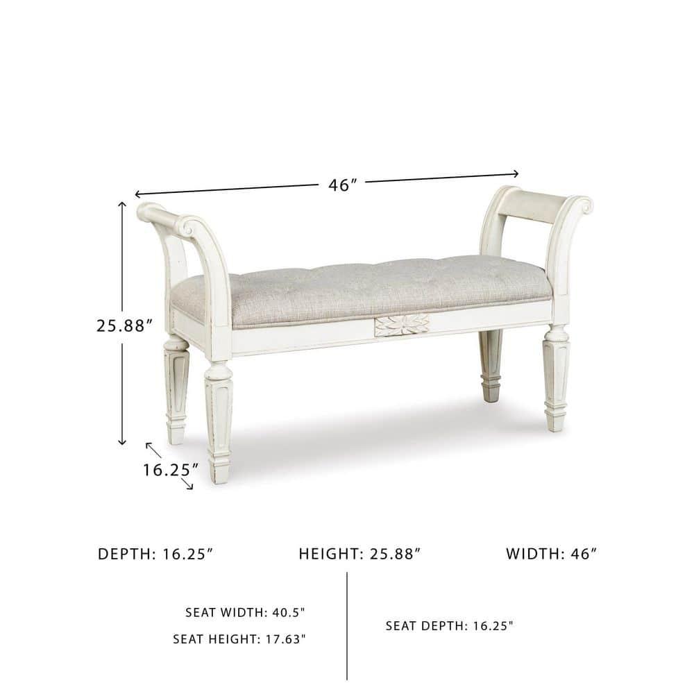 Kelly Clarkson Home Hayley Polyester Upholstered Bench