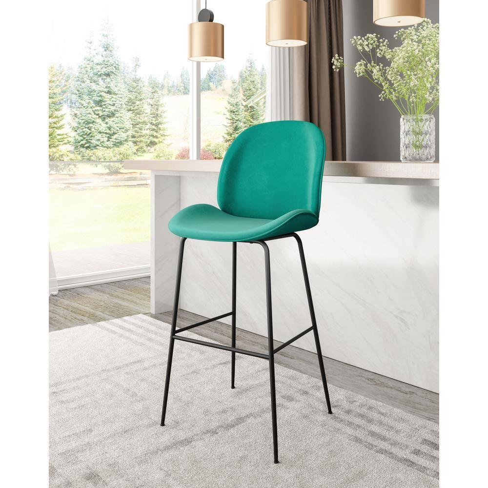 Zuo Miles Barstool Green