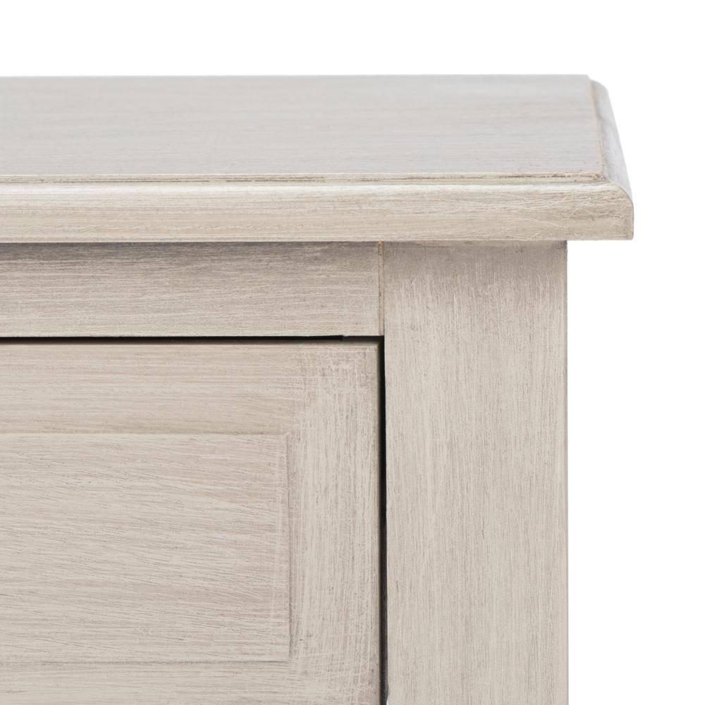 Whitney 1 Drawer Accent Table - Greige - Safavieh.