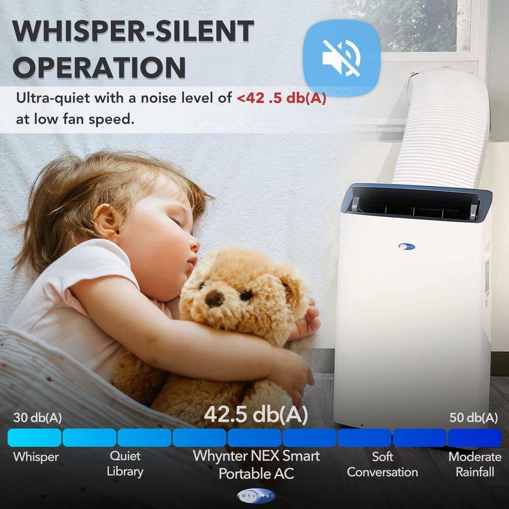 Whynter Whynter 12000 BTU Inverter Dual Hose Portable Air Conditioner for 500 sq. ft. with Smart Wi-Fi