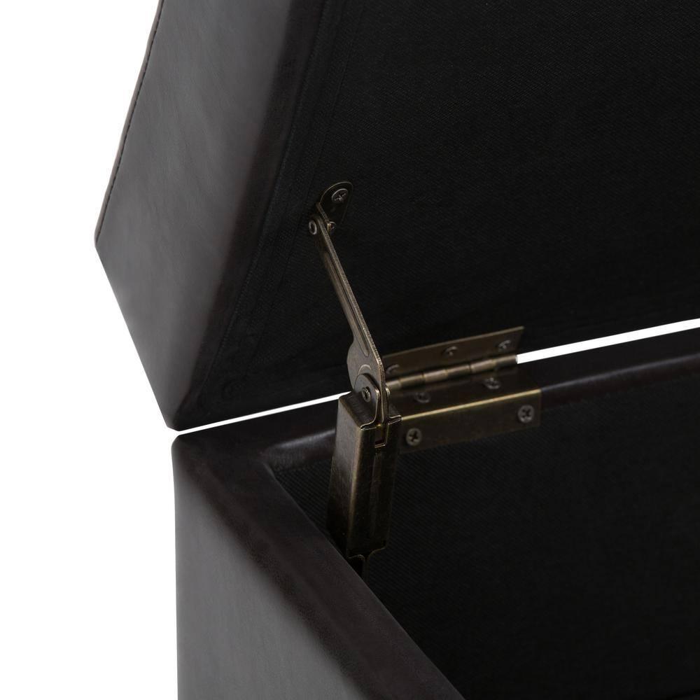 Oregon Faux Leather Ottoman