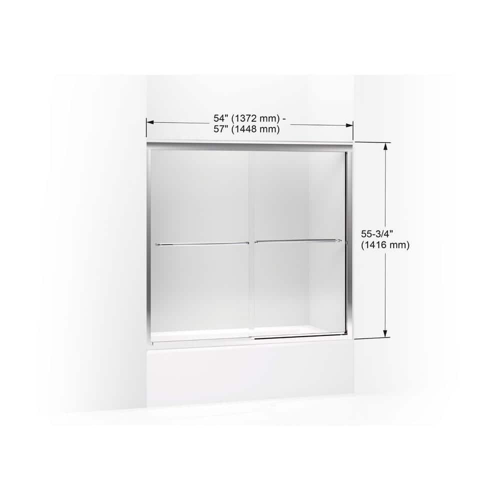 Revel 48'' x 70'' Pivot Shower Door with CleanCoat® Technology