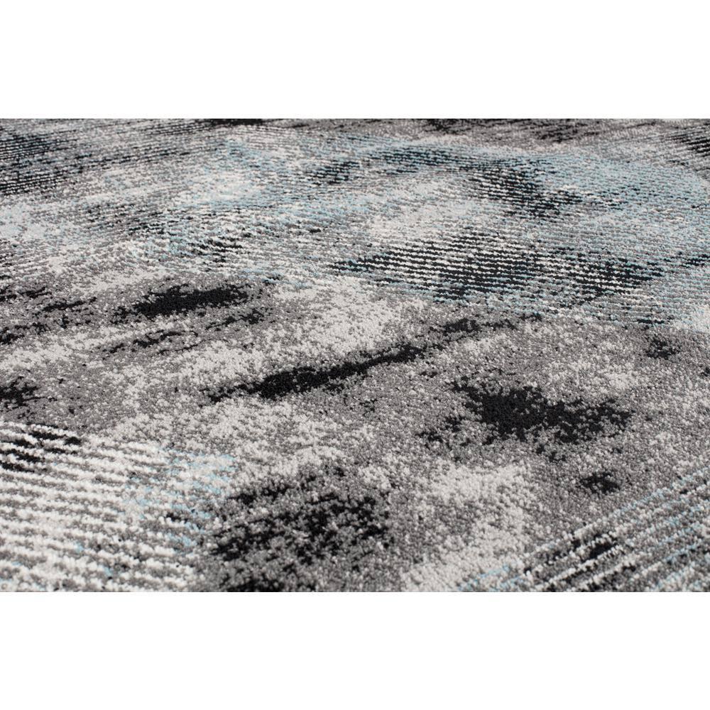 World Rug Gallery Contemporary Distressed Geometric Area Rug
