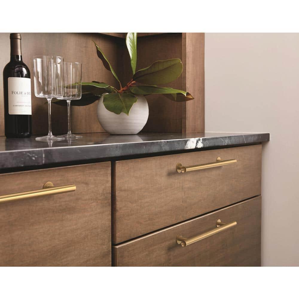 Amerock Radius 3-3/4 inch (96mm) Center-to-Center Champagne Bronze Cabinet Pull