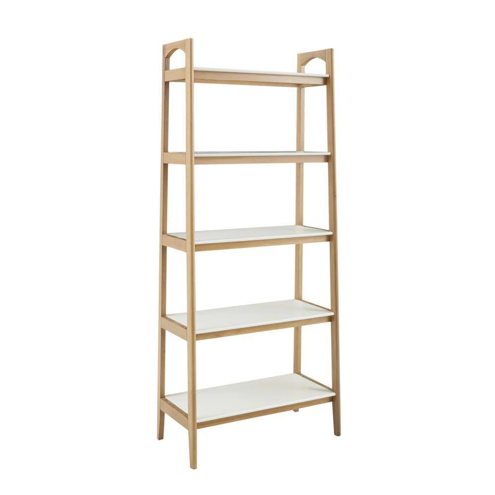Soho Solid Wood Ladder Bookcase