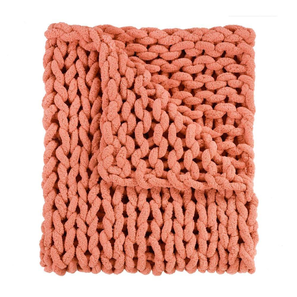 Donna Sharp Chenille Knitted Chenille Throw