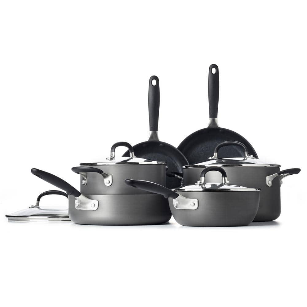 OXO OXO 10 Piece Anodized Aluminum Cookware Set