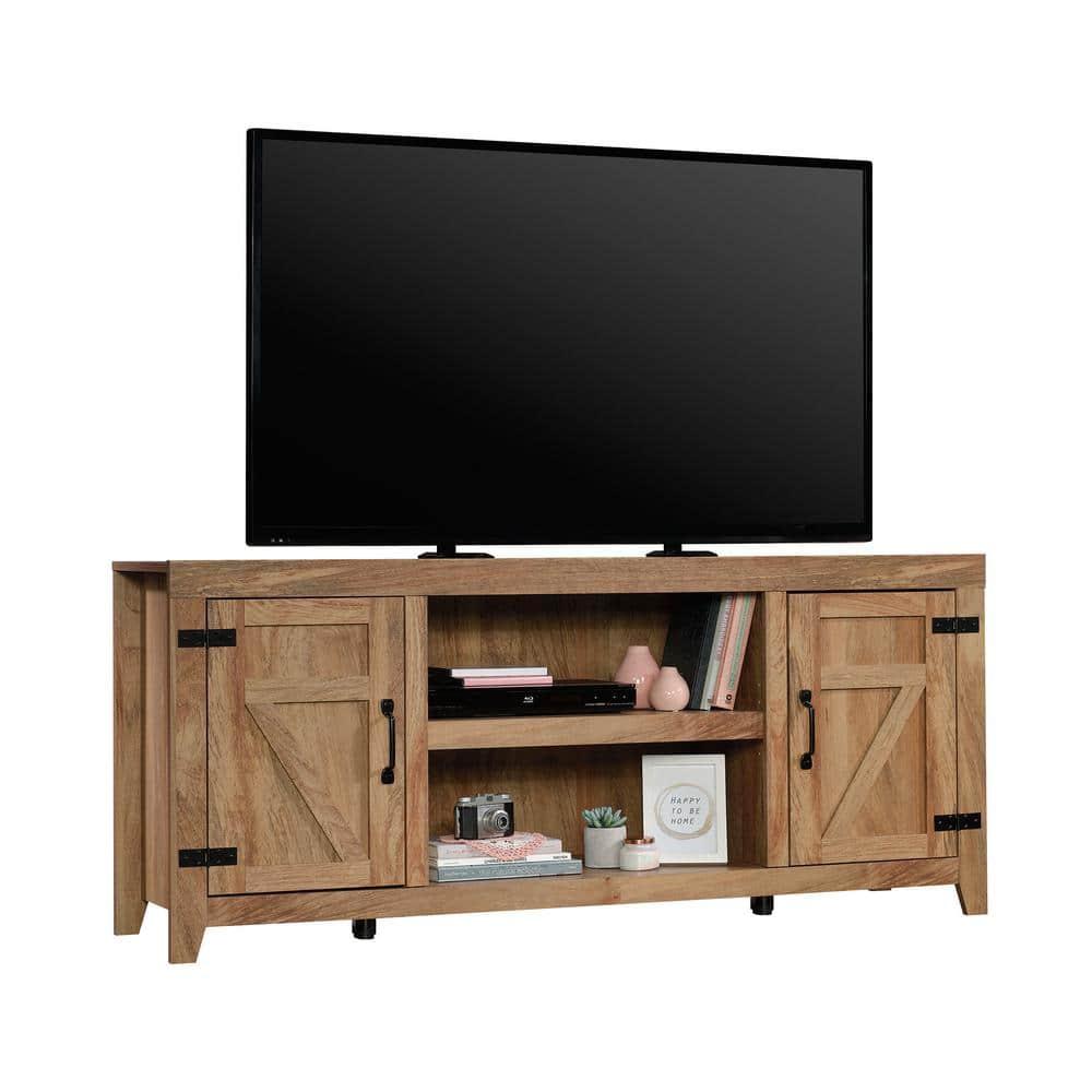 Sauder Select TV Stand/ Credenza for TV's up to 70", Sindoori Mango Finish