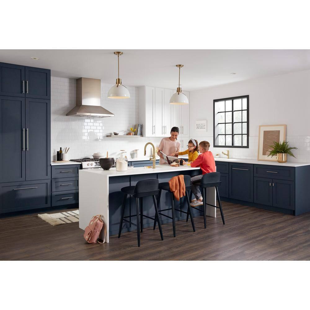 Kohler Crue Single Handle Pull Down Kitchen Faucet with Three-Function Pull Down Sprayer