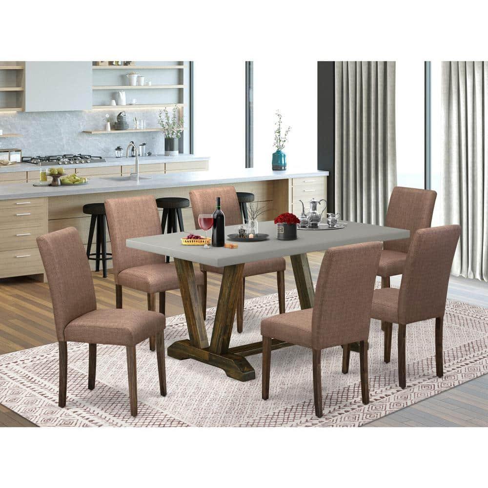 Red Barrel Studio® - Person Solid Wood Solid Wood Top Trestle Dining Set