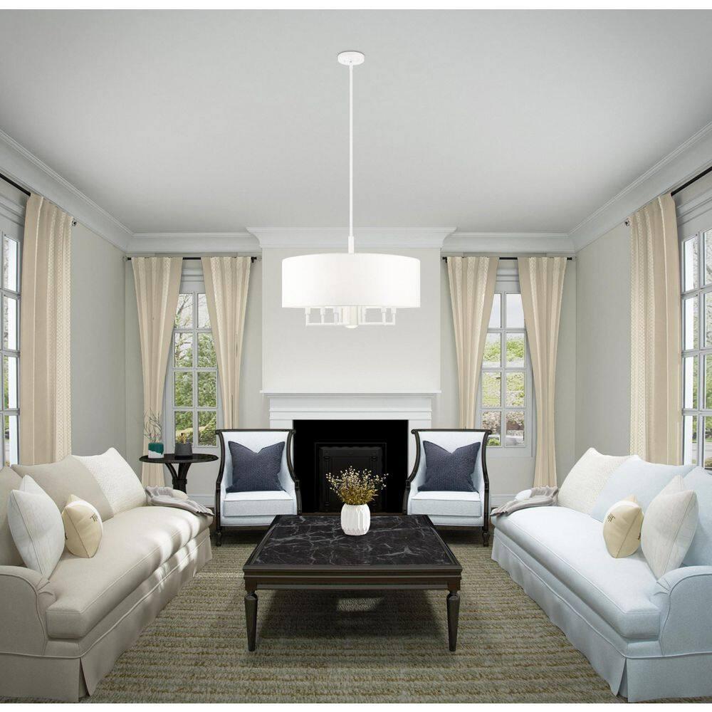 Moonlighter 7 Light Metal Dimmable Drum Chandelier