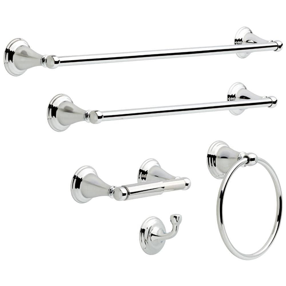 Windemere 24 in. Wall Mount Towel Bar Bath Hardware Accessory
