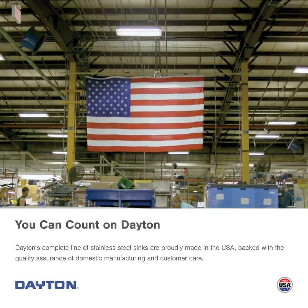 Dayton 25" L x 19" W Double Basin Drop-In Kitchen Sink