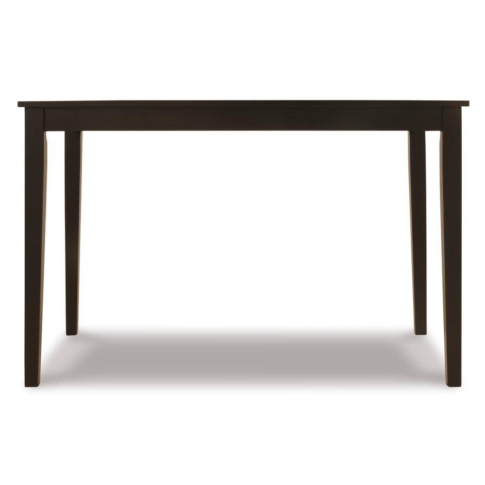 Signature Design by Ashley Contemporary Kimonte Dining Table, Dark Brown