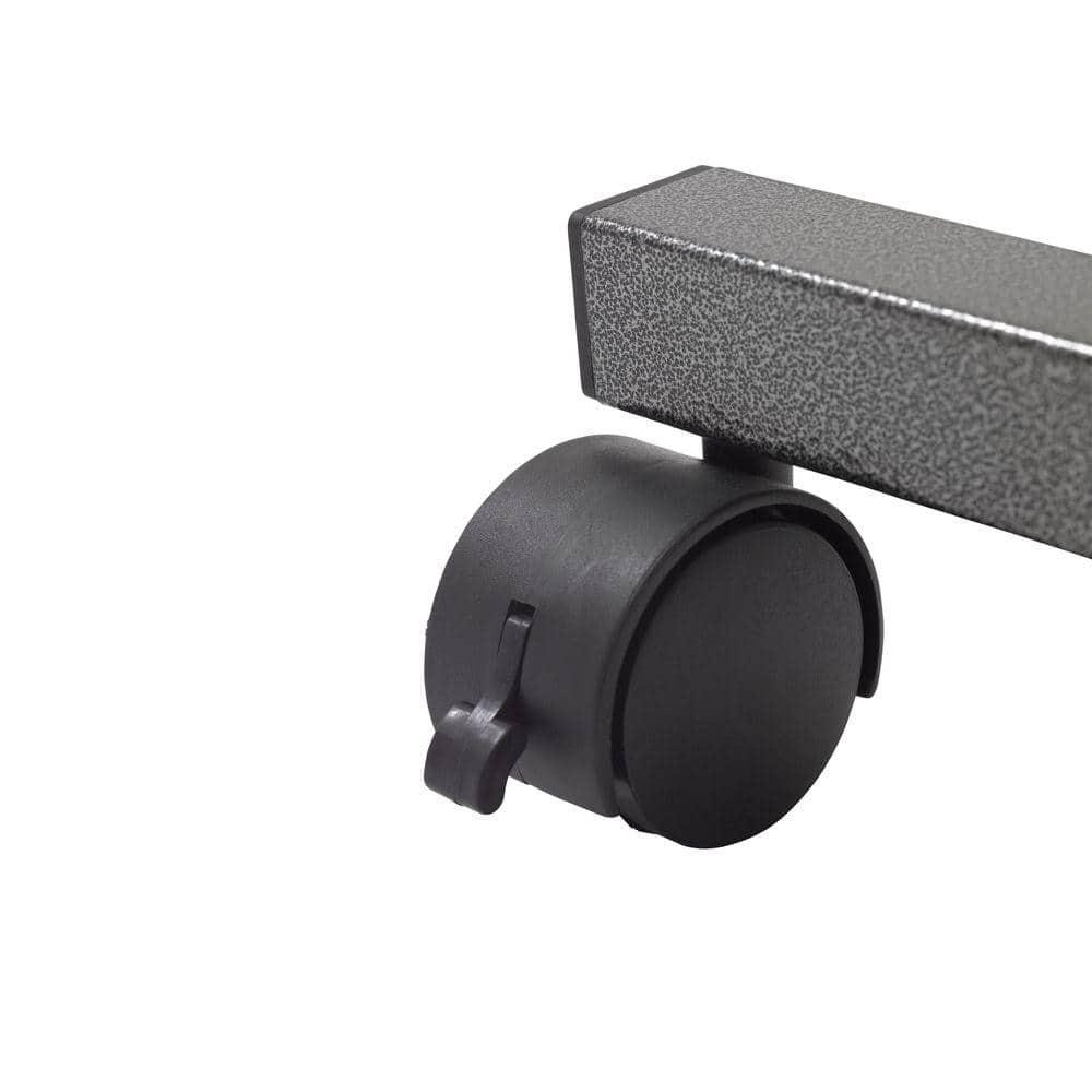 Drive Medical Non Tilt Top Overbed Table, Silver Vein