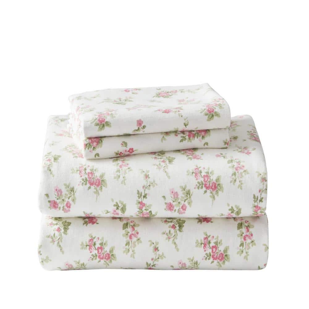 Laura Ashley Laura Ashley Cotton Flannel Cozy Sheet Sets