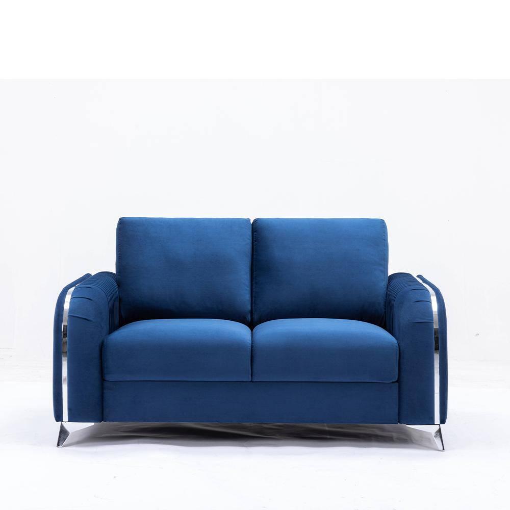 Acme Furniture 91" Wenona Sofa Blue Velvet