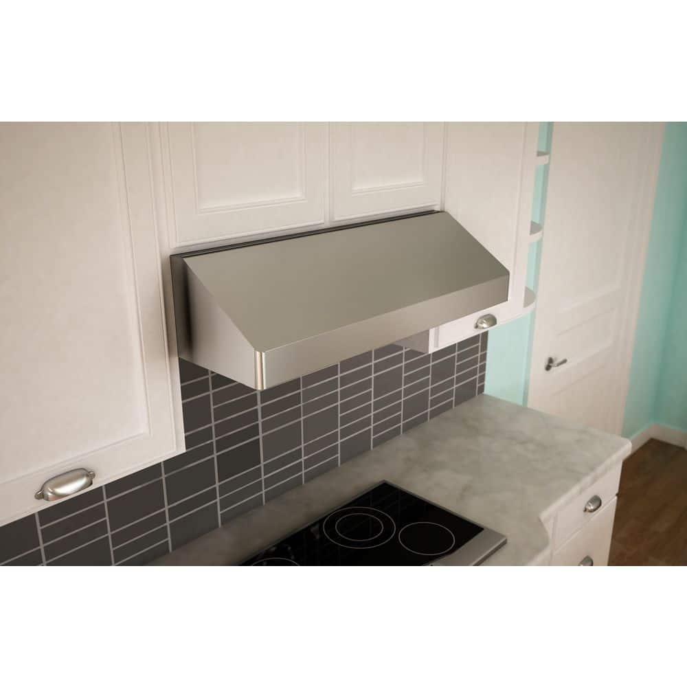 30" Gust 290 CFM Convertible Under Cabinet Range Hood in Stainless Steel