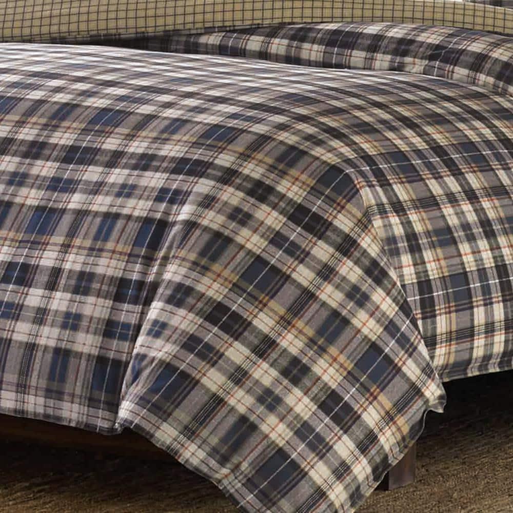 Eddie Bauer Eddie Bauer Port Gamble Indigo Cotton Duvet Cover Set