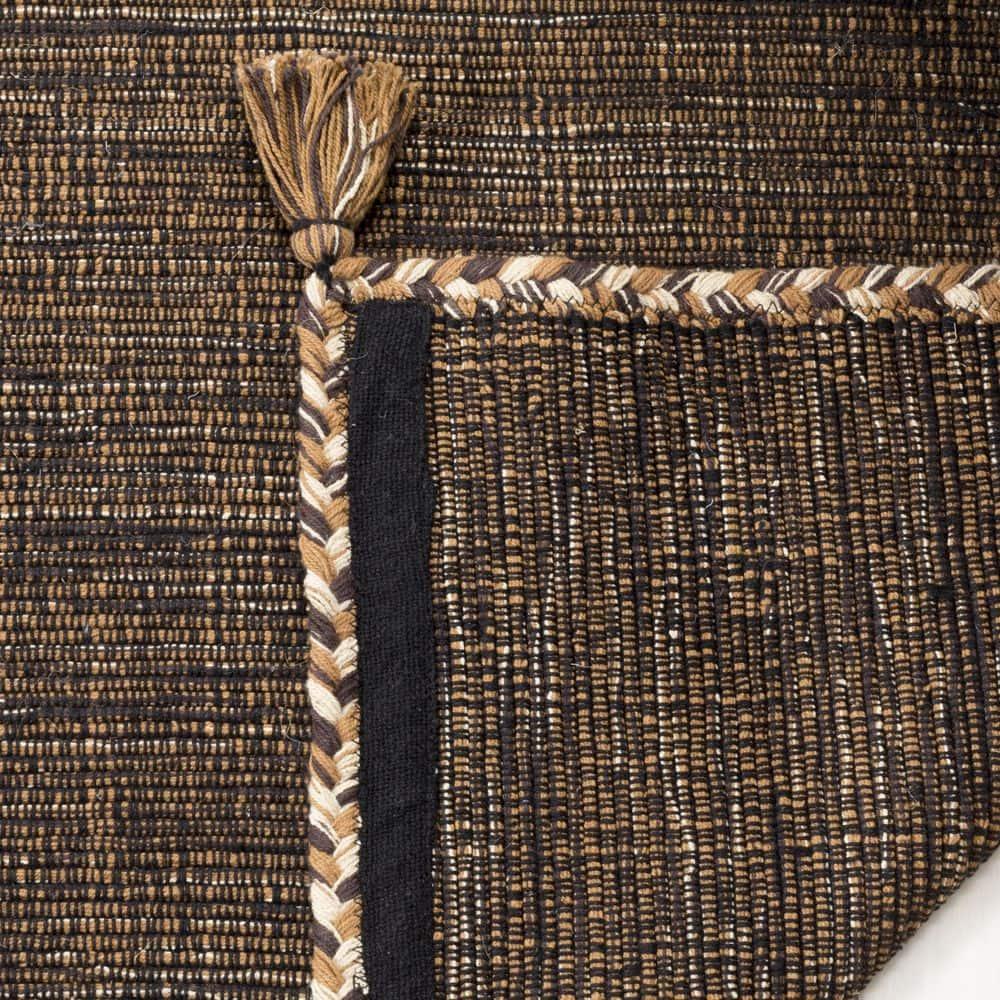 Montauk MTK150 Hand Woven Area Rug - Brown/Black - 5'x5' - Safavieh.