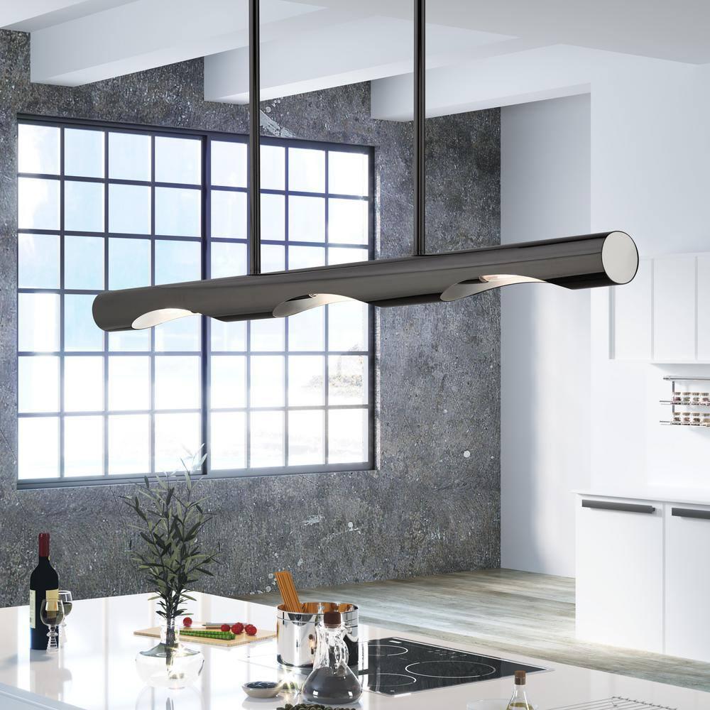 Livex Lighting Acra 3 - Light Chandelier in  Black Chrome