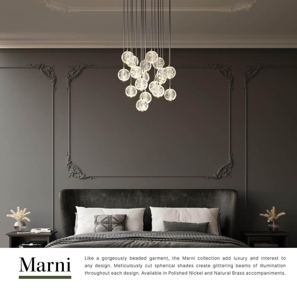Alora Lighting Marni 18 - Light LED Cluster Pendant