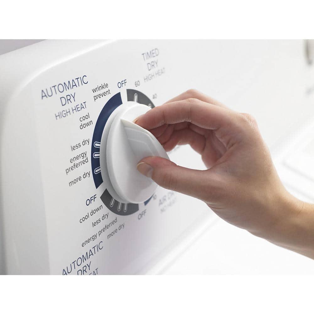 Amana 6.5 cu ft 240 mV White Electric Automatic Dryer