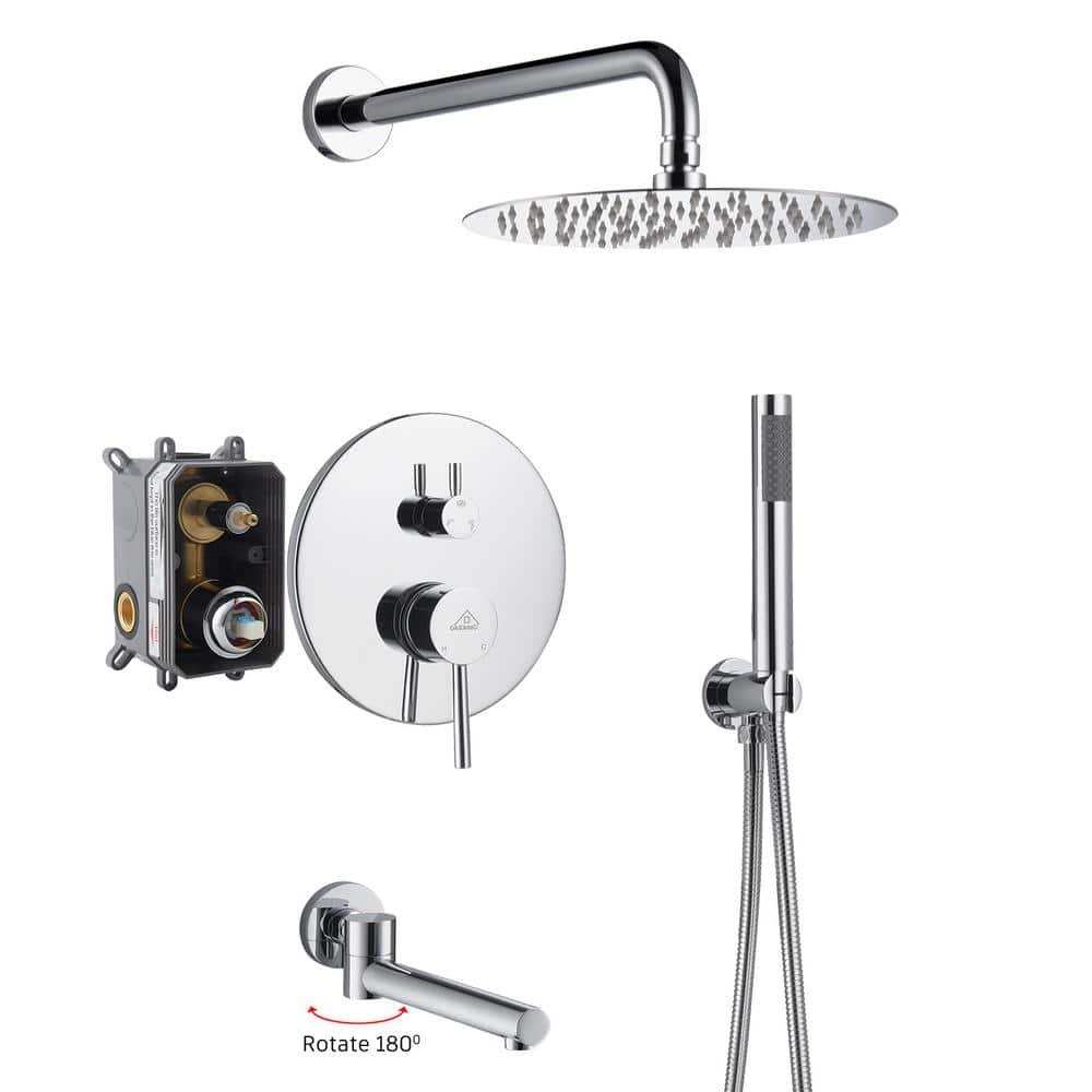 PureEssence Pressure-Balanced (Temperature And Volume) All-In-One Kit with Rough in-Valve