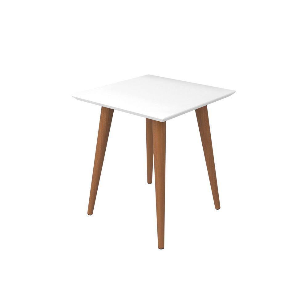 19.68" Utopia High Square End Table: Splayed Legs, Compact Size - Manhattan Comfort