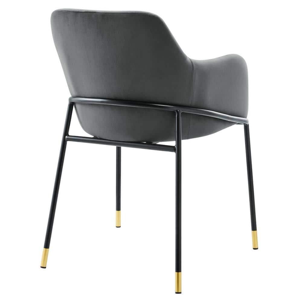 Modway Jovi Performance Velvet Dining Armchair by Modway (Set of 2)