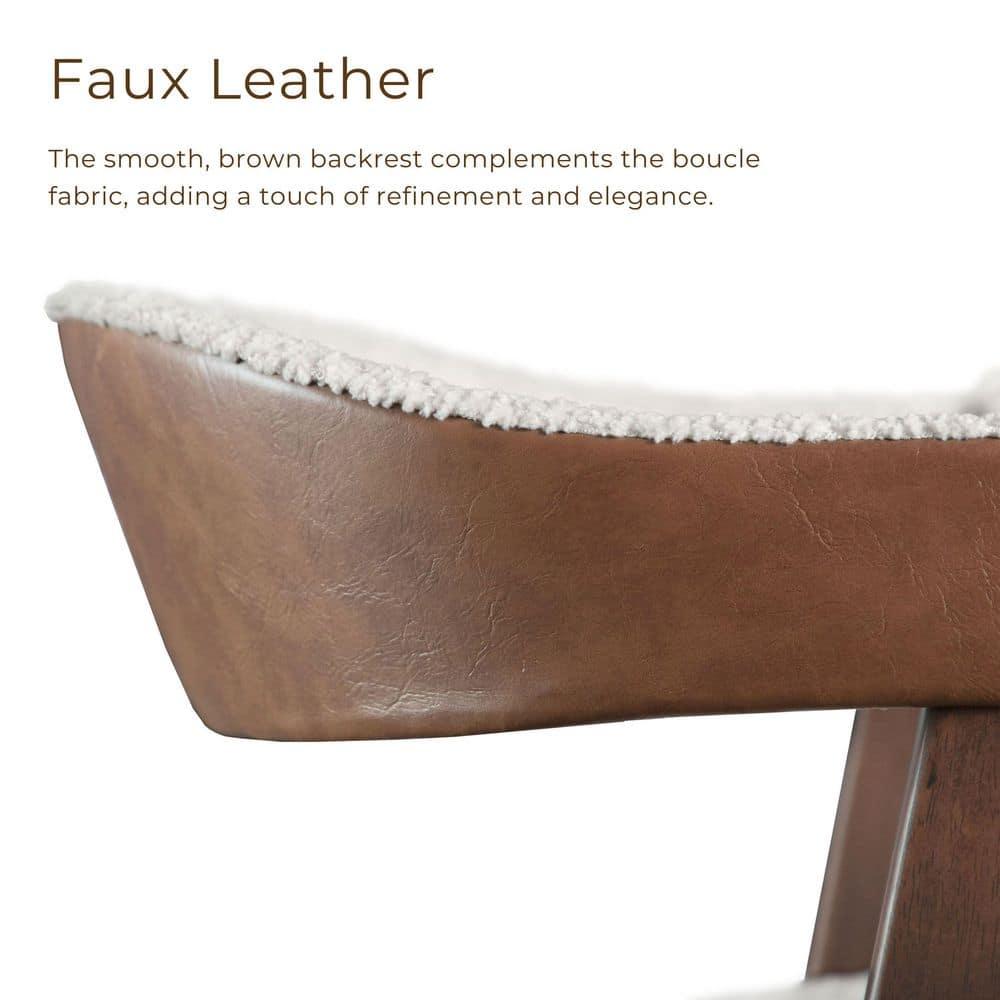 HOMES: Inside + Out 5pc Pearlcrest Mid-Century Modern Dining Table Walnut