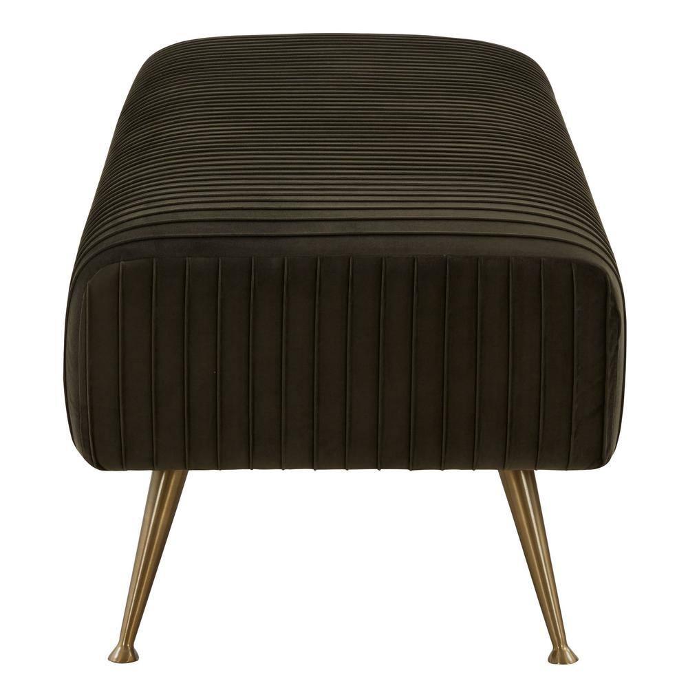 Salome Upholstered Bench - Shale Gray - Safavieh