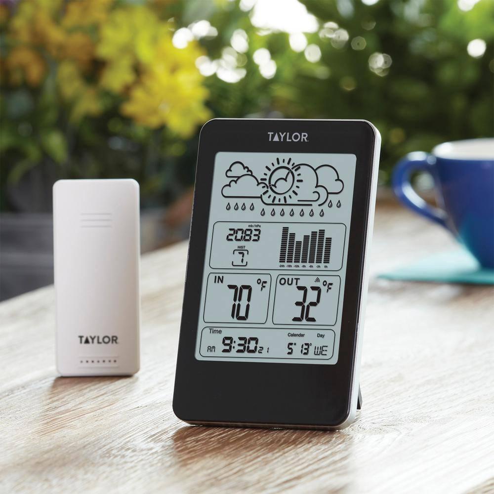 Taylor Taylor Digital Indoor/Outdoor Thermometer and Barometer with Wireless Remote