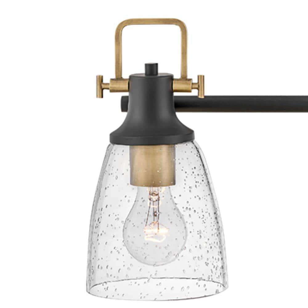 Easton 3-Light Dimmable Black Vanity light