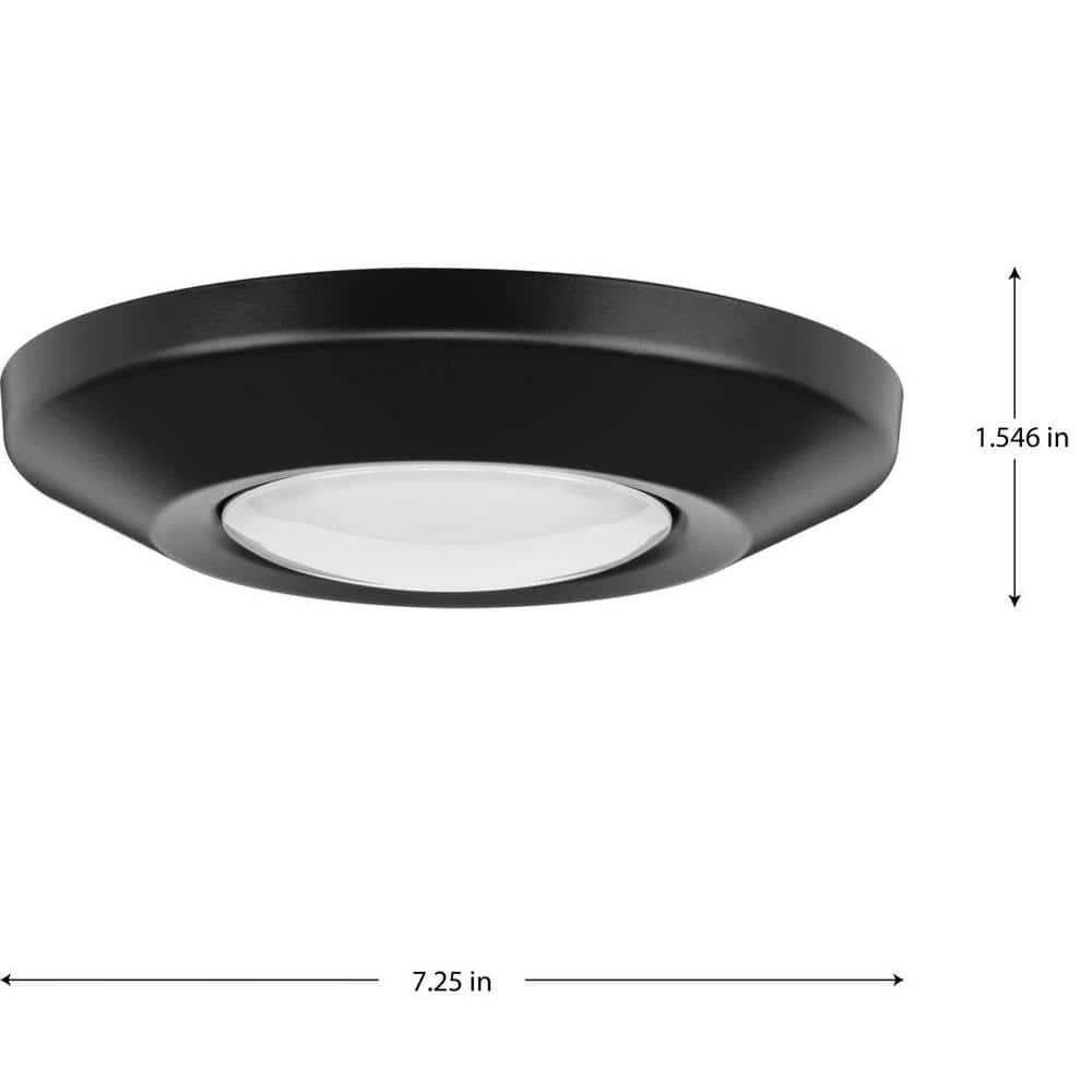 Progress Lighting, Intrinsic Collection, 1-Light, Surface Mount, Black, Eyeball Downlight