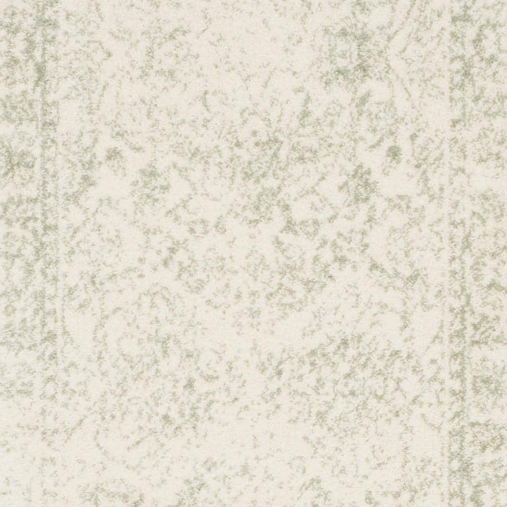 Adirondack ADR109 Machine Made Indoor Runner - Ivory/Sage - 2'6"x12' - Safavieh
