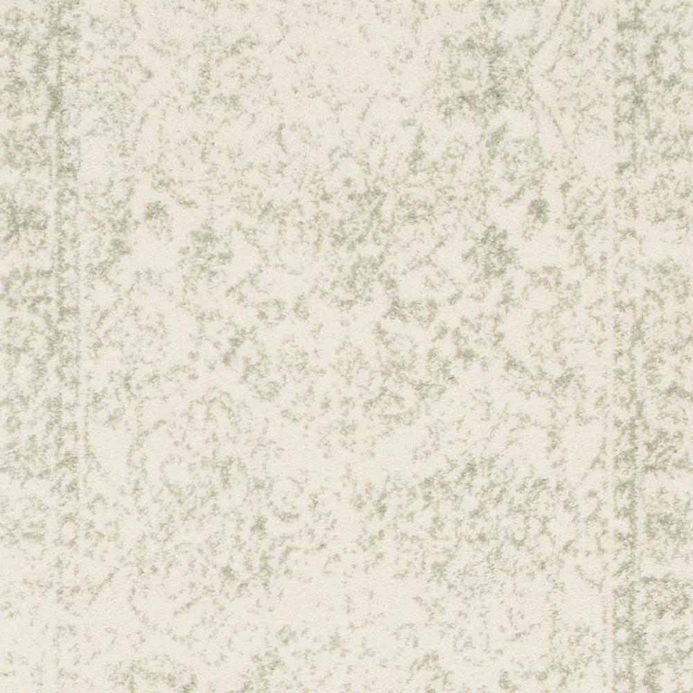 Adirondack ADR109 Machine Made Indoor Runner - Ivory/Sage - 2'1"x6' - Safavieh
