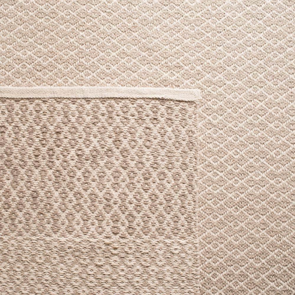 Montauk MTK339 Hand Woven Indoor Accent Rug - Ivory/Grey - 4'x4' - Safavieh