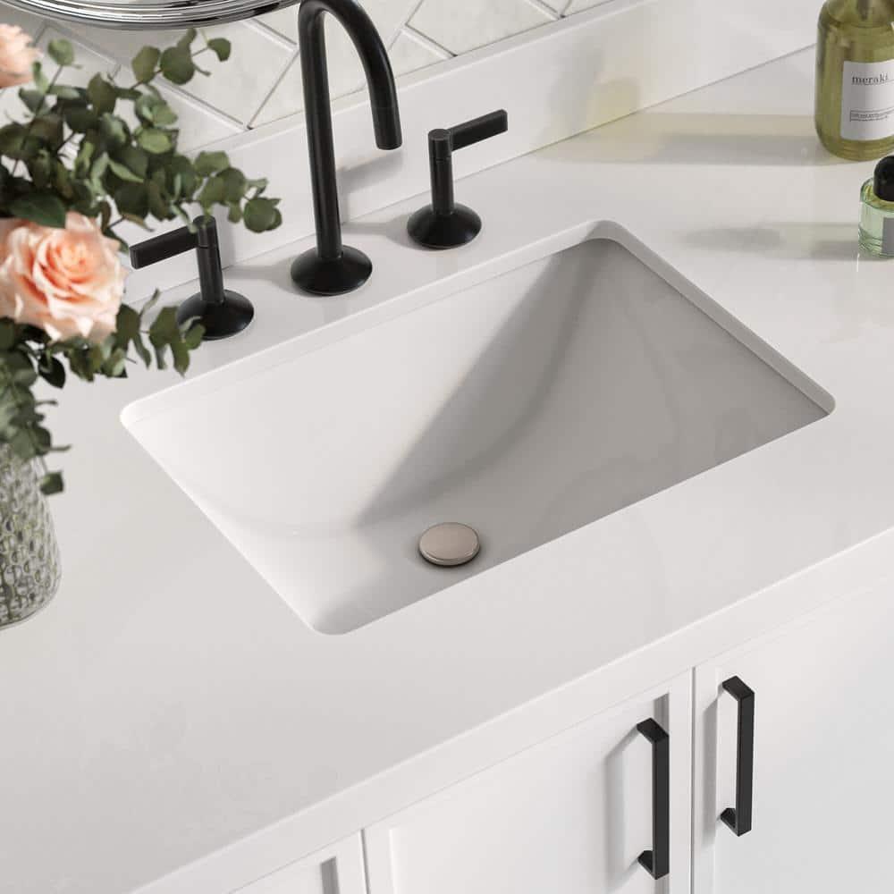 Ariel Kelly 43 Inch Single Rectangular Sink Bathroom Vanity With Quartz Countertop