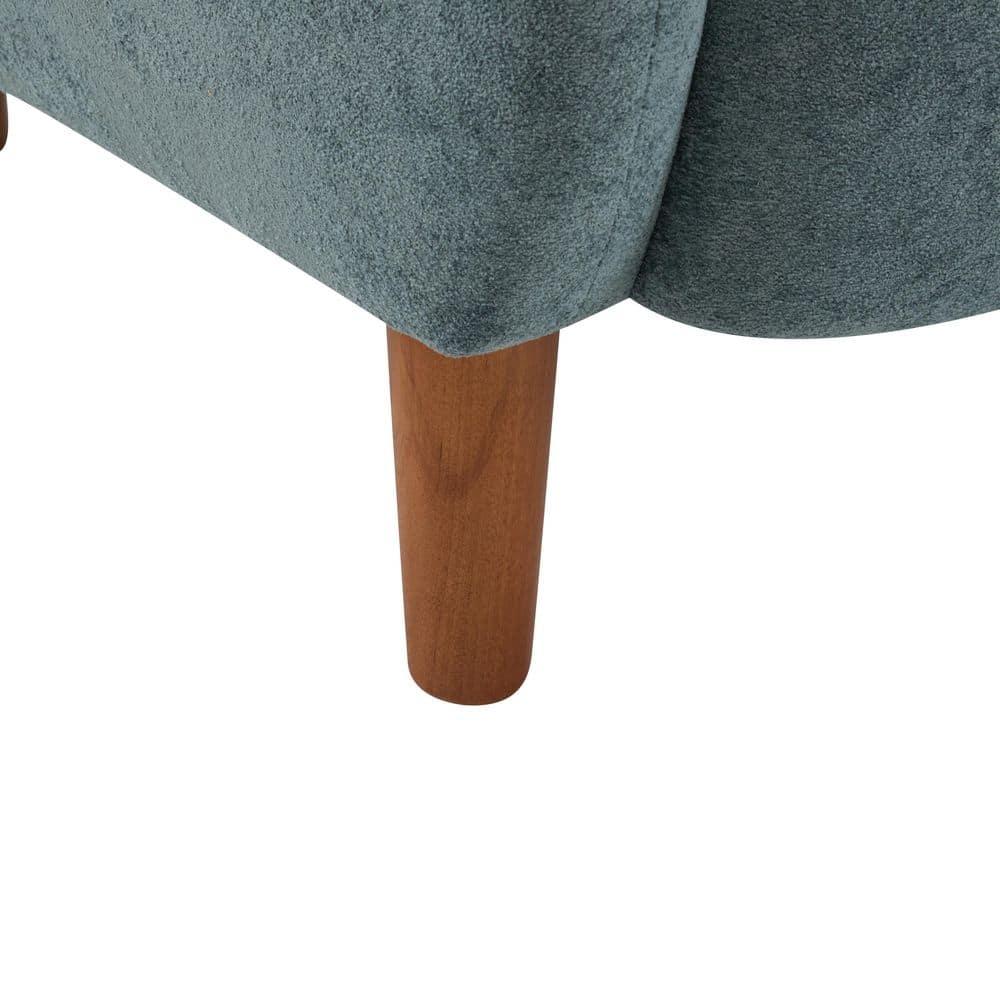 Christopher Knight Home Langston Velvet Upholstered Wingback Accent Chair