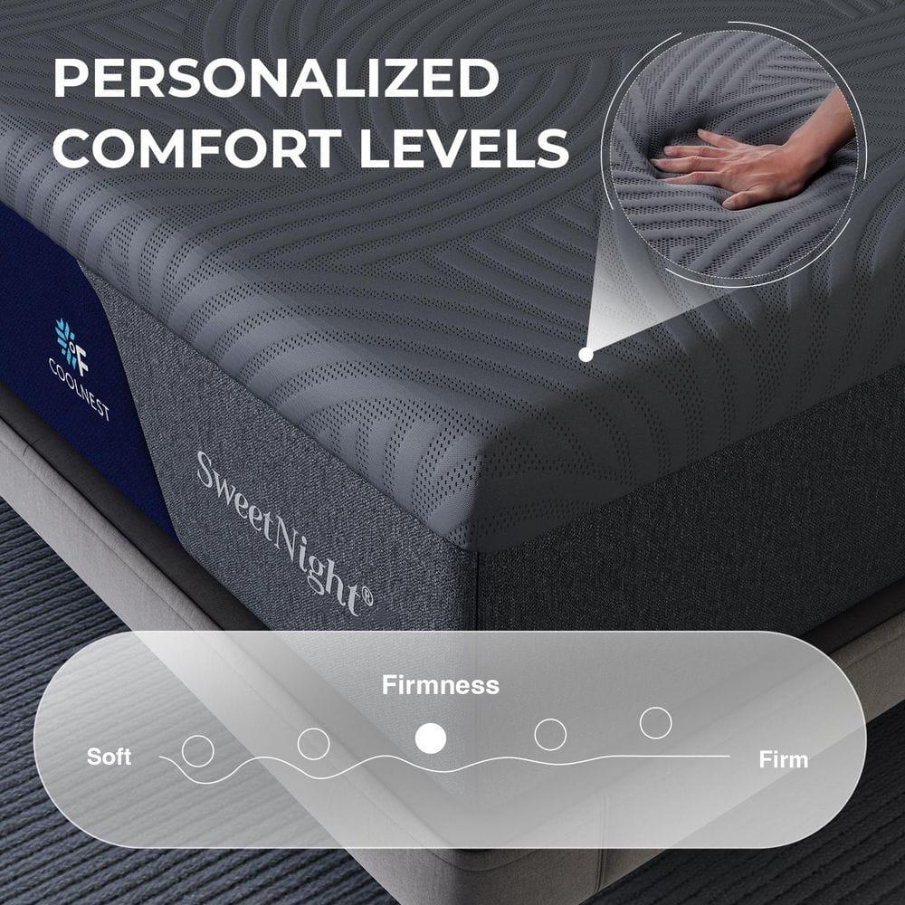 Sweet Medium Coolnest Gel Memory Foam Mattress With CertiPUR-US and ACA Certified