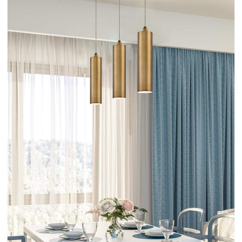 Westinghouse Rayman LED Mini Pendant Brushed Brass Finish