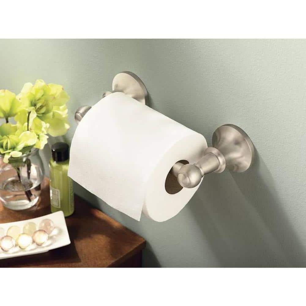 Moen DN4408CH Vale Double Post Pivoting Toilet Paper Holder, Chrome