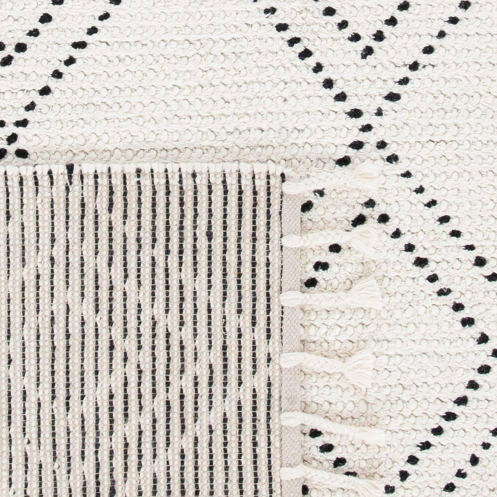 Casablanca CSB676 Hand Loomed Area Rug - Ivory/Black - 8'x10' - Safavieh.