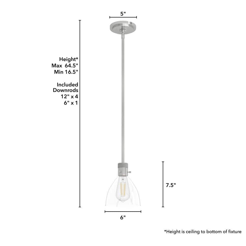 Van Nuys 1 Light Bell Mini Pendant