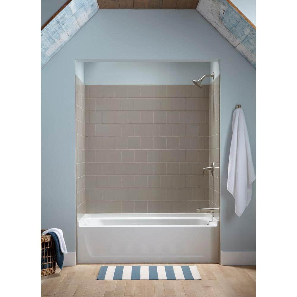 Ensemble 30.25'' x 60'' Alcove / Tile In Soaking Vikrell Bathtub