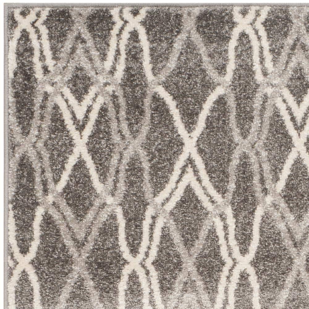 Amherst AMT417 Power Loomed Accent Rug - Grey/Light Grey - 3'x5' - Safavieh.