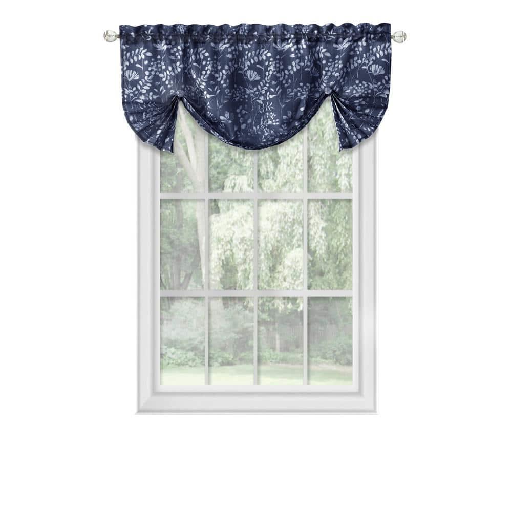 Ergode Charlotte Window Curtain Valance - 52x17 - Navy