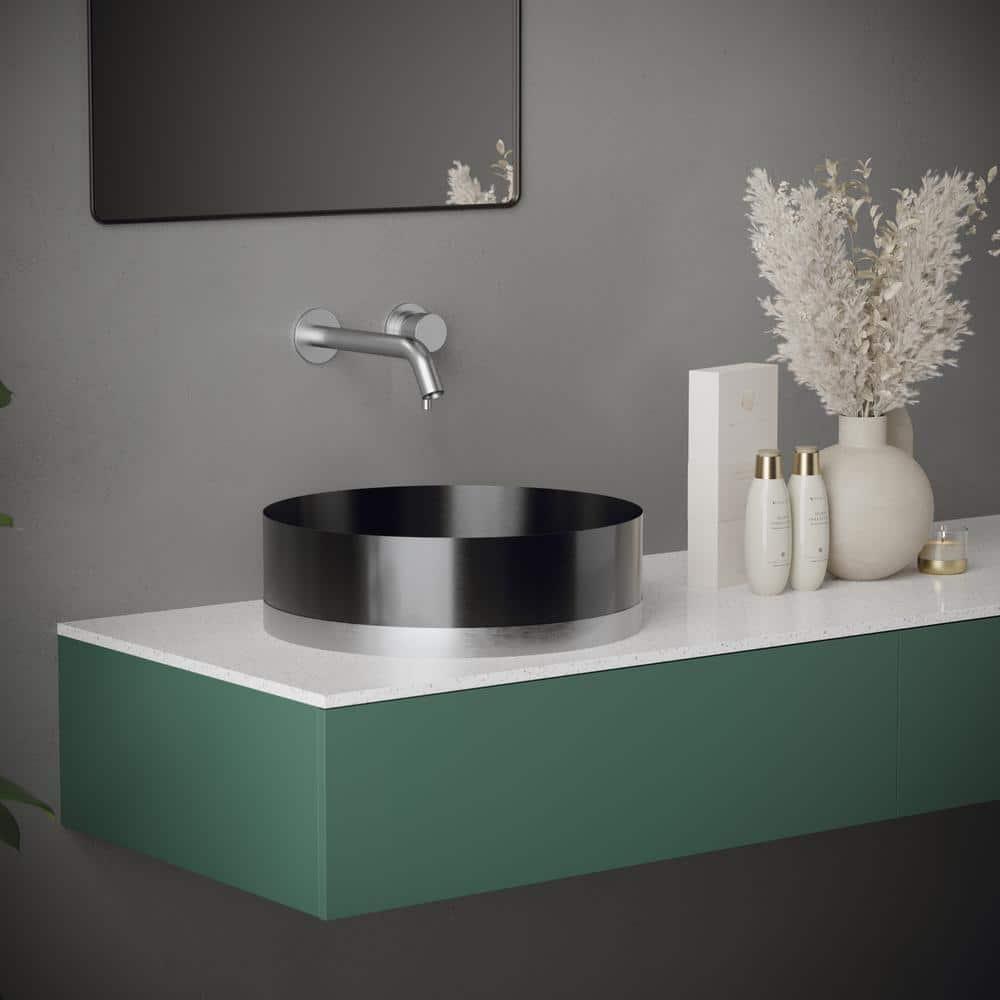 Karran Cinox 15.75'' Stainless Steel Circular Bathroom Sink